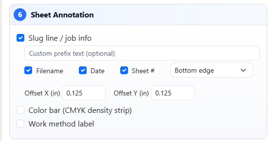 Add sheet annotations